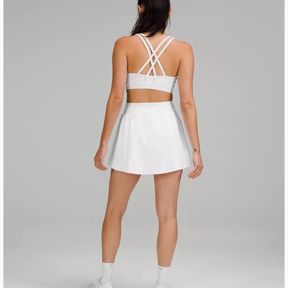 Lululemon Court Rival High Rise Skirt Size 12 *Long White